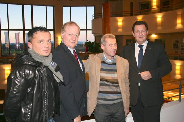 Mit den Strukturen unzufriedene Touristiker: Richard Senninger, Johann Haberl, Josef Puchas, Peter Kogelbauer