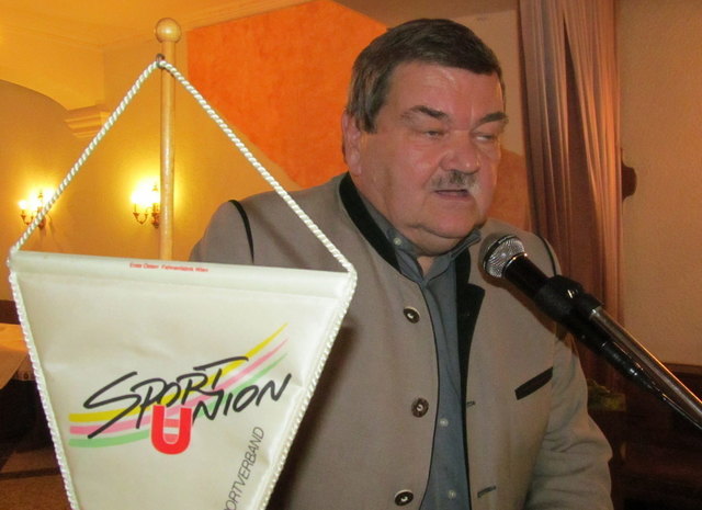 Der neue USC Attergau Obmann Fritz Hofinger.