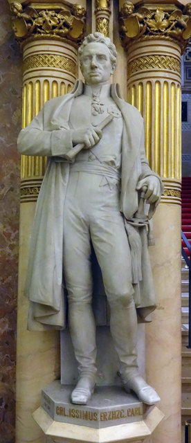 Erzherzog Carl - auch der hat in Wien noch ein Denkmal mit Pferd unterm Hintern, am Heldenplatz ...