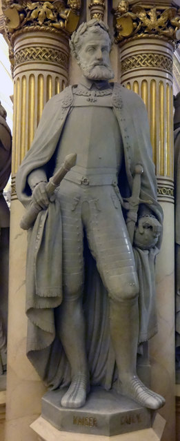 Kaiser Karl V., baulich verantwortlich für die Errichtung der Karlskirche