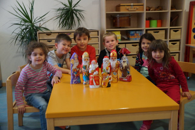 Die Testesser des Kindergarten Walderkammweg – Sarah, Elias, Viktor, Niklas, Stella-Serena und Angelina.