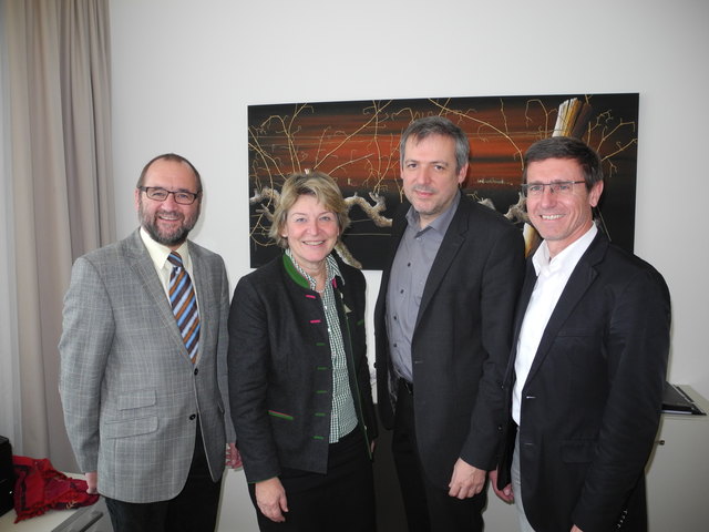 Gottfried Wieland, Elfriede Mayrhofer, Werner Groiss, Erwin Krammer | Foto: Foto: privat