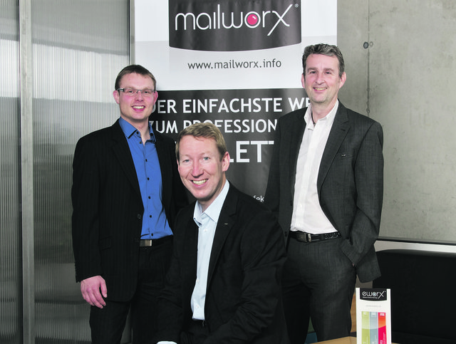Das mailworx-Team setzt mit iRated® einen neuen Meilenstein im E-Mail Marketing (Bernhard Wurm, Thomas Schauer und Eduard Krackowizer v.l.n.r.). | Foto: Foto: eworx