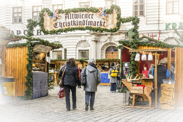Der Weihnachtsmarkt auf der Freyung