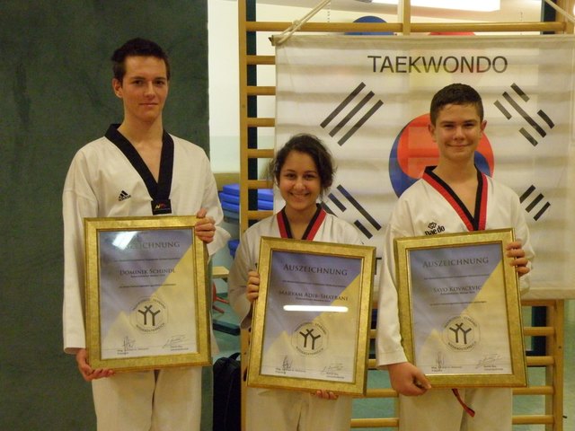 v.l.n.r: Dominik Schindl, Maryam Adib-Shaybani, Savo Kovacevic