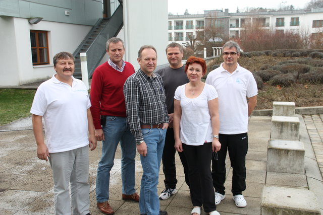 Der neue Betriebsrat der Kurbad AG Bad Tatzmannsdorf – Imré Konya, Hannes Laschalt, Reinhard Zumpf, Dietmar Laschalt, Elisabeth Mayer und Helmut Schabhüttl. | Foto: ÖGB