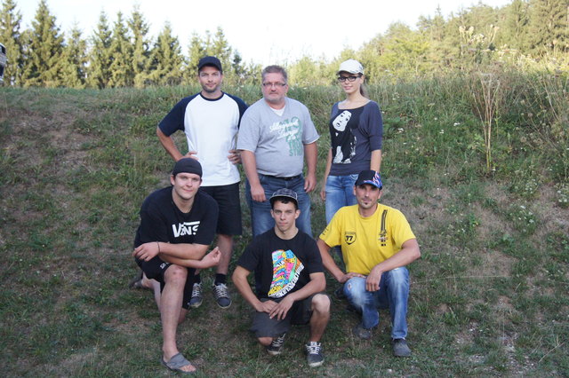 Alfred Achatz, Dietmar Spreitzer, Bettina Uran (hi. v. li.), Adalbert Wally, Andreas Rabitsch u. Gerald Scharfer (vo. v. li.) | Foto: KK