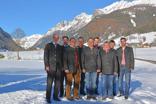 Bgm. Reinhard Radebner, Peter Trattner, Hannes Winkler, Rupert Moser, Bernhard Draxl, Florian Moser, Josef Esl, Gerald Petzlberger, Stefan Bogensperger. | Foto: Foto: Gmd. Göriach