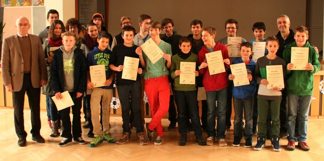 Die Schülerinnen und Schüler des Gymnasiums Landeck konnten wieder beachtliche Ergebnisse erzielen. | Foto: Jakob Egg
