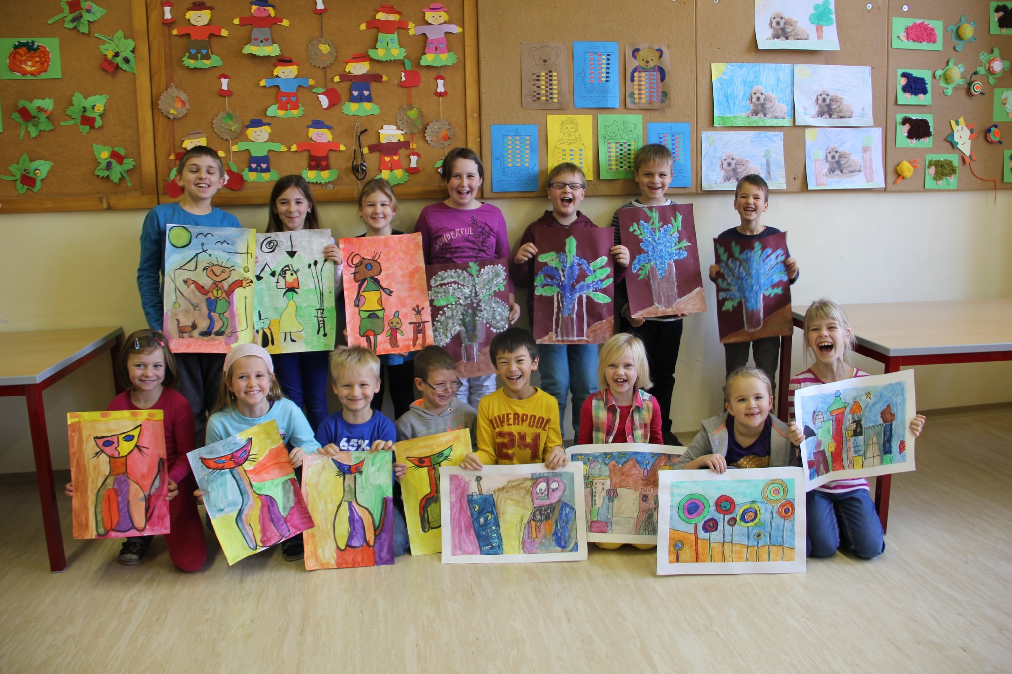 „Malen wie die Großen“ Kinder entdecken bedeutende Künstler Mattersburg