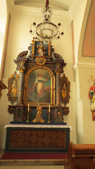 Der linke Notburga-Altar von 1667