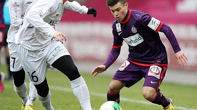 Sascha Horvath, Kapitän der jungen Austrianer, in Action. | Foto: laola.at