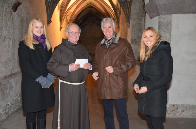 Bernadette Abendstein, Guardian P. Wolfhard Würmer, Harald Wanke, Sylvia Hauser | Foto: Sparkasse