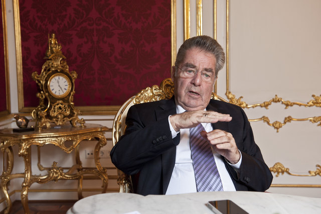 Bundespräsident Heinz Fischer über neue Regierung: "Arbeitshypothese muss heißen: Wir wollen Österreich nach vorne bringen.“ | Foto: Thomas Jantzen