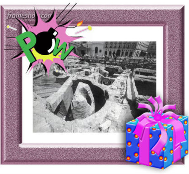 Das Grabungsfeld Michaelerplatz als Treffpunkktt für eine Weihnachts-Kunstaktion