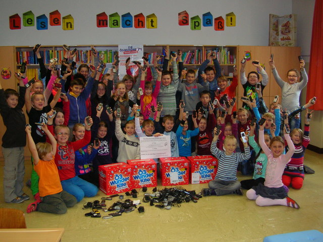 Riesenjubel in der Volksschule Sellrain – hier wurden ganz viele Wundertüten gesammelt! | Foto: privat