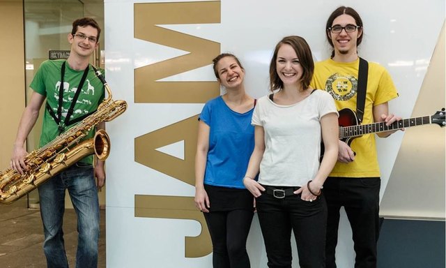 Die Pop-Akademie im Gasometer: Beliebt bei derzeit 600 Musikschülern und Musikschffenden | Foto: Gasometer/Foto Wulz