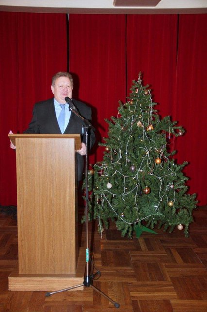 Vorsitzender Erwin Willinger bei d. Begrüssung (Foto F. Tüchler)