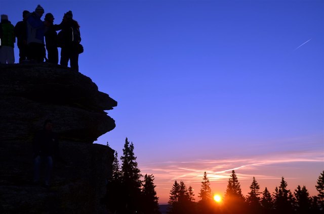 Wintersonnenwende am Teufelstein