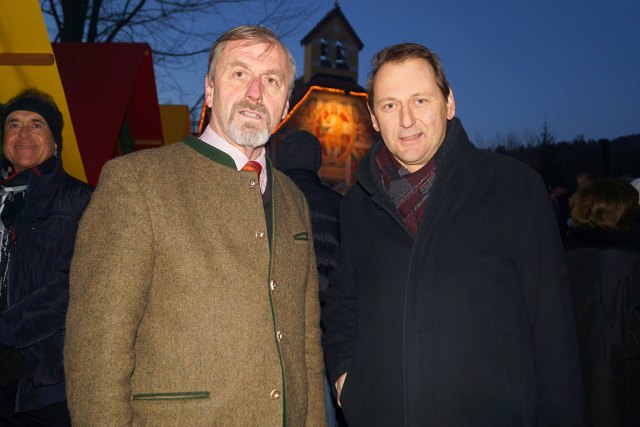 Prof. Ernst Lasnik und Vize-Bgm. Kurt Christof! (Foto: Markus Therisch)