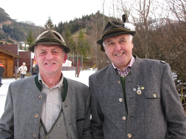 Waren begeistert von den Gespannen: Hans Dygruber und Ernst Moser.