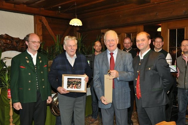 Johann Stieg und Adolf Mair wurden geehrt.