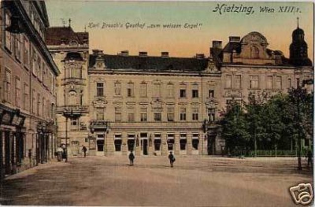 Blick in die Vergangenheit: Der Hietzinger Platz.