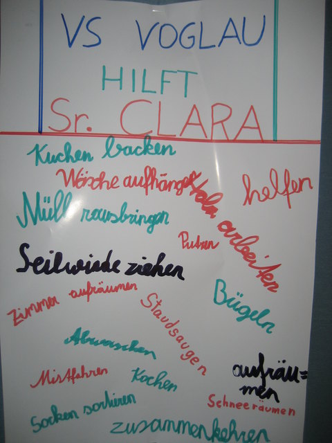 Aufräumen, bügeln, kochen ... Alles taten die Kinder zuhause, um Geld zu sammeln.