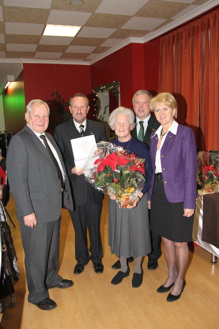 Die geehrten Mitglieder des ÖAAB Ortsgruppe Groß St. Florian.