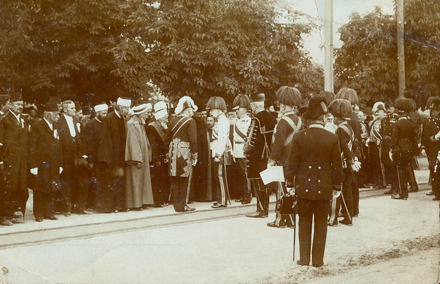 Unbekanntes Ereignis Kaiser Franz Joseph in Gespräch 1912 - Verlag Br. K. Wien - Ohne Copyright-Vermerk