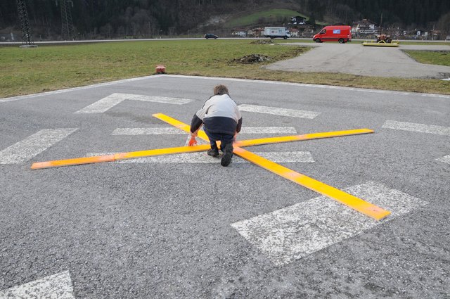 Der Hubschrauberlandeplatz in Mayrhofen Wiesenweg ist bis auf weiteres gesperrt