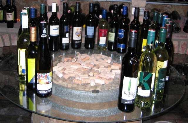 Die rieslinge am Stoppelfeld.