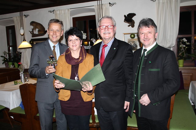 Reinhold Lopatka, Waltraud Schwammer, Franz Majcen, Hubert Lang (v.l.).