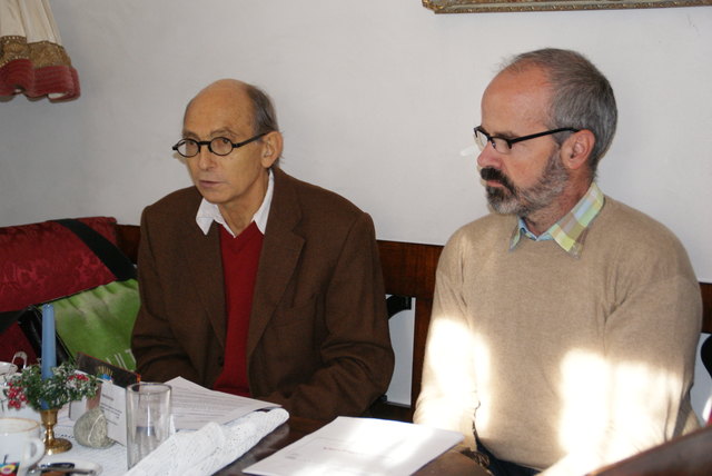 Sepp Brugger und sein Parteikollege Thomas Haidenberger (r). errangen einen juristischen Sieg.