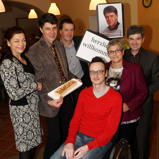 Martina Rudolf, Günther und Egon Zweidick, Siegi Reisinger, Dorli Weberitsch und Peperl Tropper.