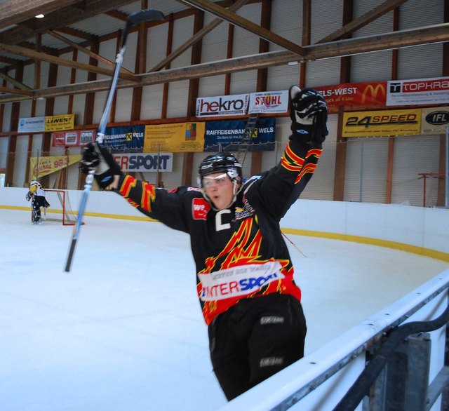 Der EHC Wels könnte am kommenden Sonntag über den Meistertitel jubeln.