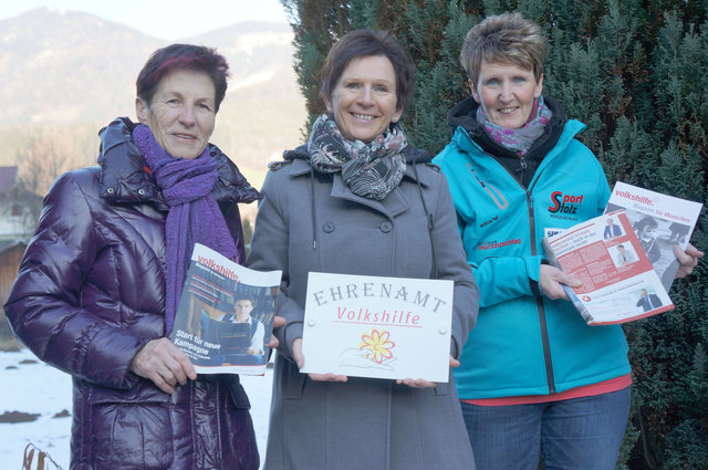Sammelten: Gerti Perklitsch, Barbara Ganster und Roswitha Schrittwieser (v.li.).