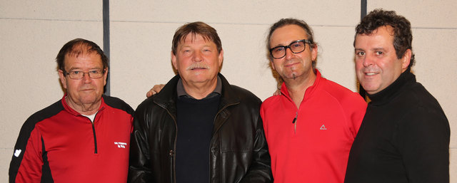 Spielleiter Helmut Thaler, Kanzler Hans von Steinfeld – Hans Gramer, Minister der lockeren Sprüche – Walter Widemair und Vizekanzler Roman Oberlojer (von links)