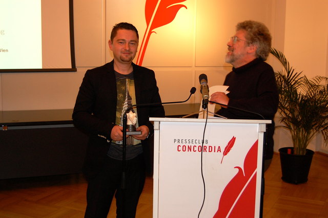 Christian Granbacher wurde in der Kategorie Print & Online mit dem Hauptpreis ausgezeichnet.