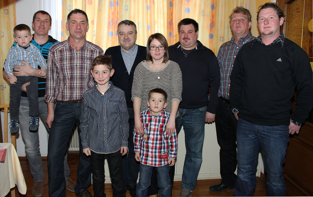 Obmann Herbert Malle und seinem Team