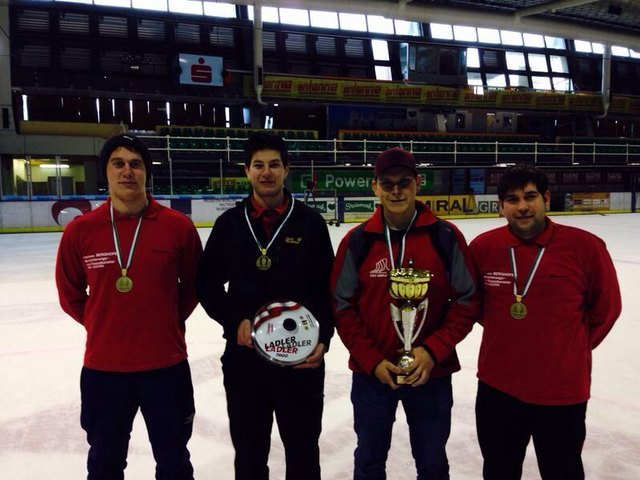 Steirische Meister: Daniel Stenitzer, Florian Lienhart, Thomas Bauer und Christoph Bedek (v.l.).