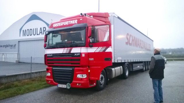 Der Sattelzug aus Ried im Innkreis hatte das 1000 Kilometer entfernte Satu Mare zum Ziel.
