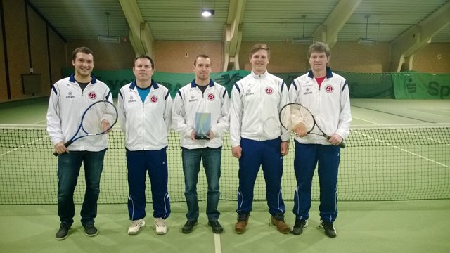 Stephan Schrenk, Ewald Gintner, Christian Schrenk, Rudi Bind jun., Martin Huber (v.l.).