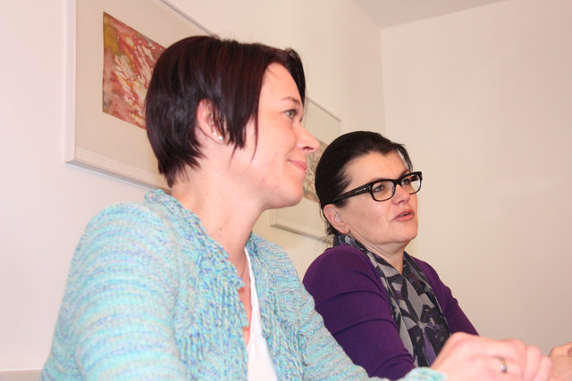 Sonja Ledl-Rossmann (li) und Liesi Pfurtscheller agieren Seite an Seite in Wien.