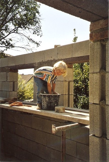 Barbara als Maurer