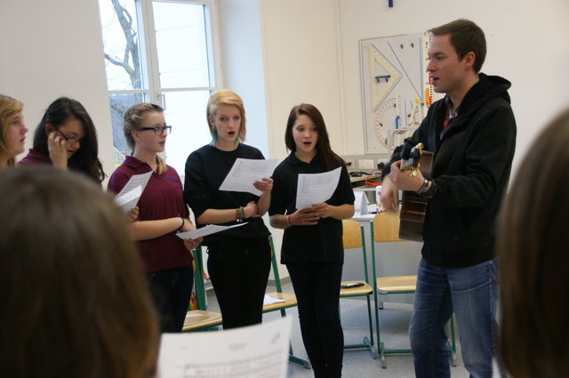 Semper Cornelia, Hasenberger Hannah, Kolm Marlene, Eder Ruth, Forthofer Michelle mit David Blabensteiner.