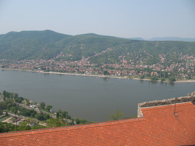 Blick von der Burg auf die Donau