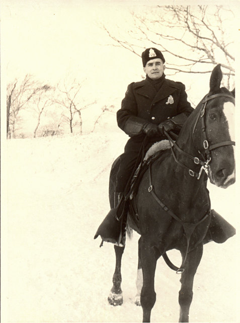 Mounted Police Montreal, Januar 1958 - Kein Copyright