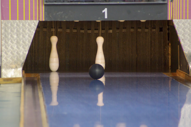 ...um möglichst viel zu treffen.