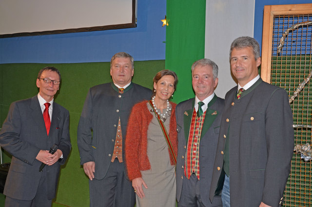 Blicken positiv in die Zukunft: Werner Strohmeier, Franz Labugger, Ingrid Gady, Johann Weinzerl und Manfred Walch.
